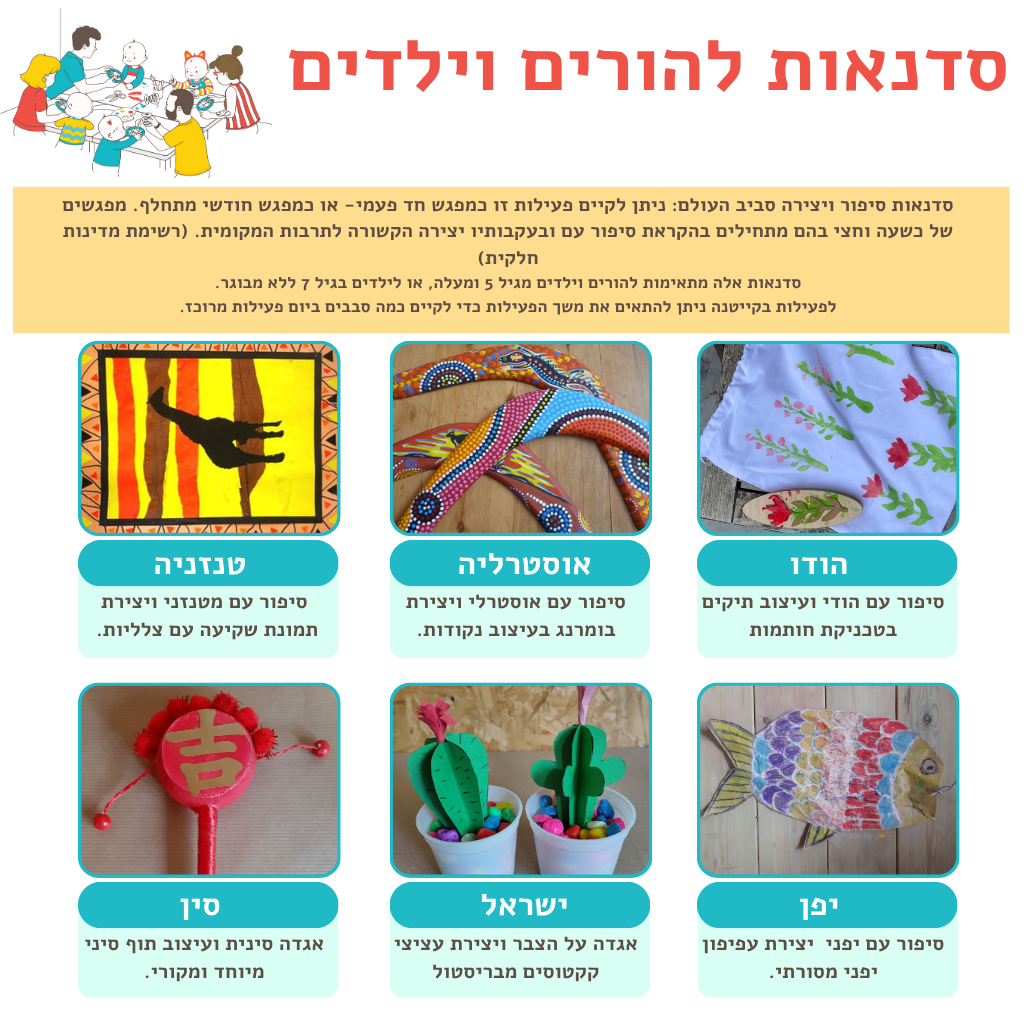 הפעלת יצירה להורים וילדים