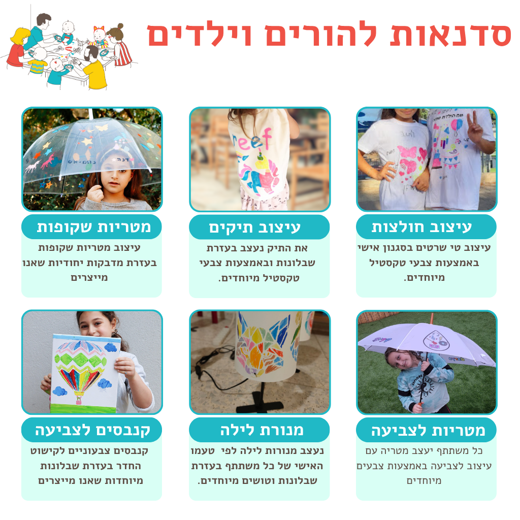 הפעלת יצירה להורים וילדים